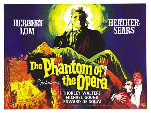 Phantom Of Opera 1962 04 Poster Canvas Movie Film Print A0 A1 A2 A3 A4 A5 A6 Art