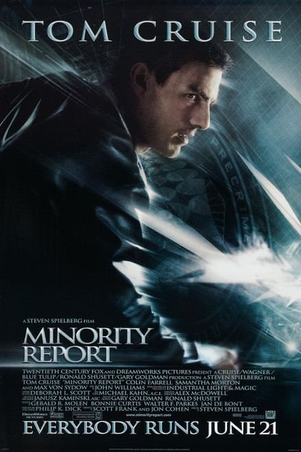 Minority Report (2002)_2 Poster Canvas Movie Film Print A0 A1 A2 A3 A4 A5 A6 Art