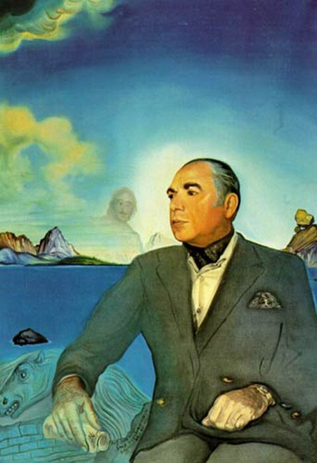 Dali_Salvador_Portrait_of_John_Theodoracopoulos_1970 Poster Canvas Print Art Pai