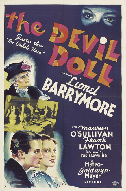The Devil-Doll (1936)_1 Poster Canvas Movie Film Print A0 A1 A2 A3 A4 A5 A6 Art
