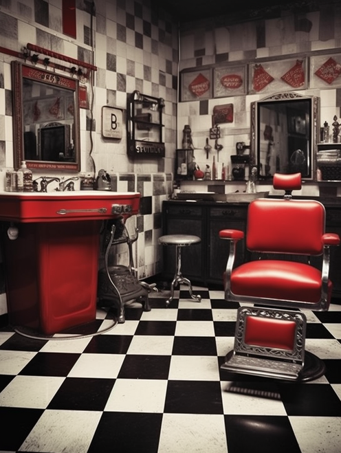 THE_Vintage_barber_shop_chair_tools_checkered_floor_mon_bce259f9-79dd-425d-b8e1-