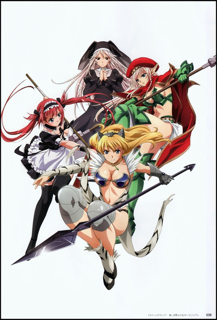 queen's blade 5 Poster Canvas Movie Film Print A0 A1 A2 A3 A4 A5 A6 Art Wall Dec