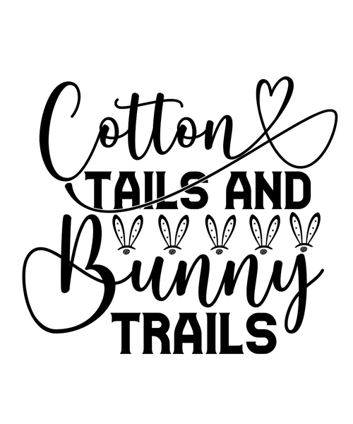 Cotton Tails and Bunny Trails-01 (2) Poster Canvas Movie Film Print A0 A1 A2 A3