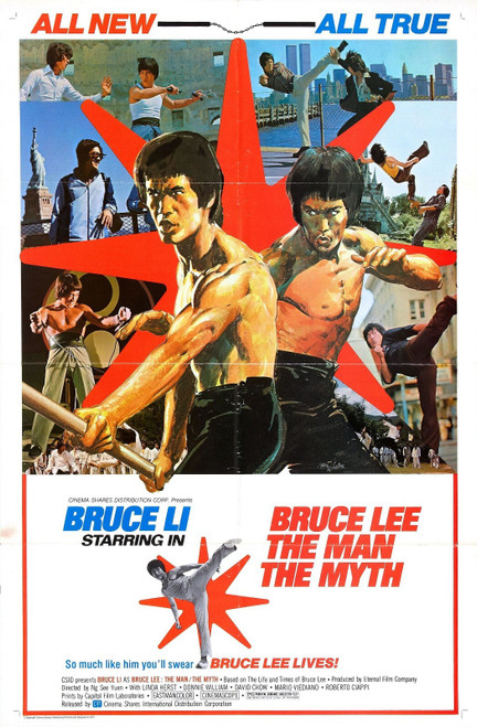 Bruce Lee Man Myth 01 Poster Canvas Movie Film Print A0 A1 A2 A3 A4 A5 A6 Art Wa