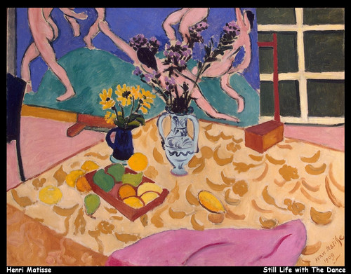 henri-matisse---still-life-with-the-dance_11120739543_o(1) Poster Canvas Movie F