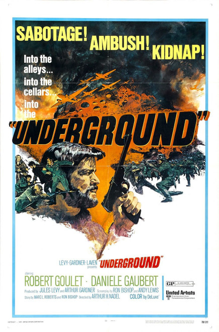 Underground (1970)_0 Poster Canvas Movie Film Print A0 A1 A2 A3 A4 A5 A6 Art Wal