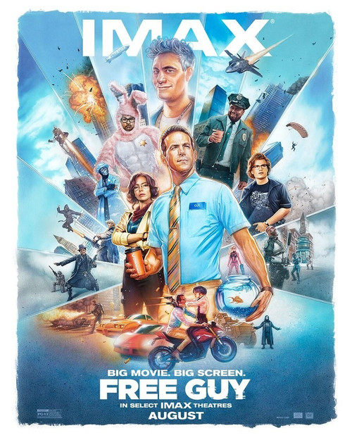 Free Guy (2021)_13 Movie Film Poster Canvas iconic design