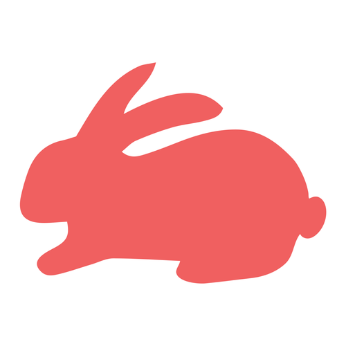 Bunny-rabbit-outline_15 Poster Canvas Movie Film Print A0 A1 A2 A3 A4 A5 A6 Art