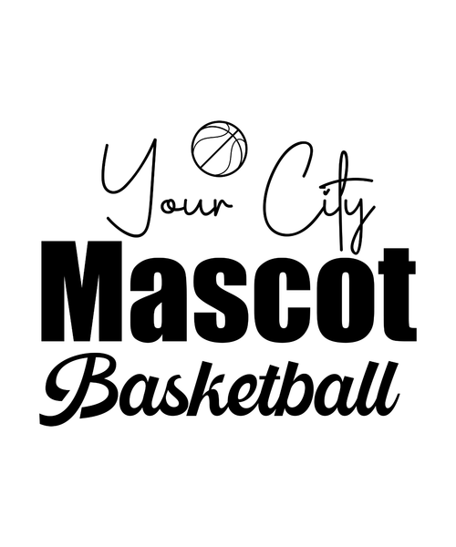 Your City Mascot Basketball (2) Poster Canvas Movie Film Print A0 A1 A2 A3 A4 A5