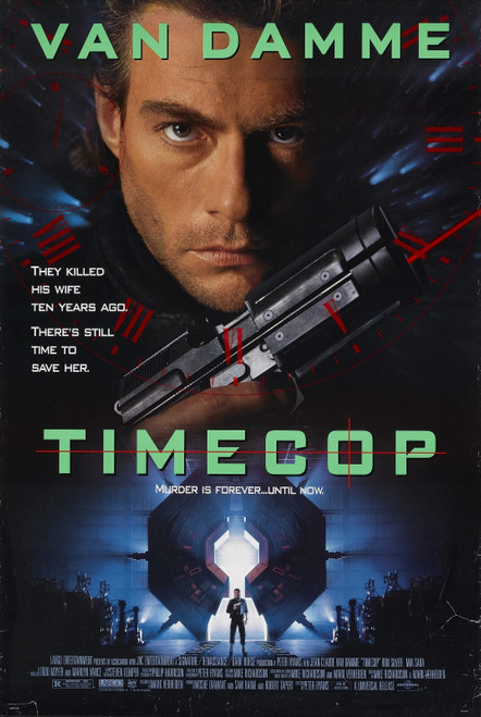 Timecop (1994)_0 Poster Canvas Movie Film Print A0 A1 A2 A3 A4 A5 A6 Art Wall De