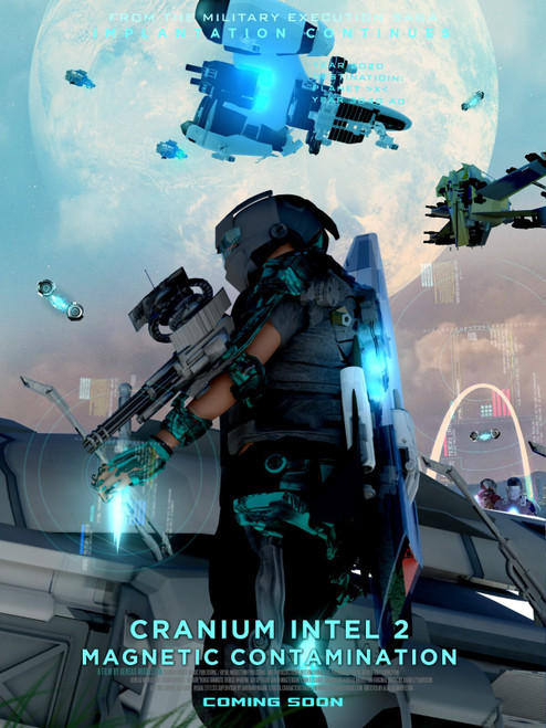 Cranium Intel_ Magnetic Contamination (2018)_6 Movie Film Poster Canvas iconic d