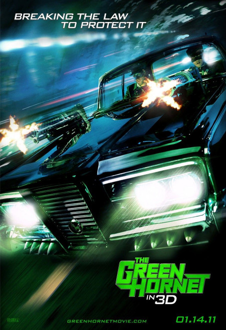The Green Hornet (2011)_2 Poster Canvas Movie Film Print A0 A1 A2 A3 A4 A5 A6 Ar