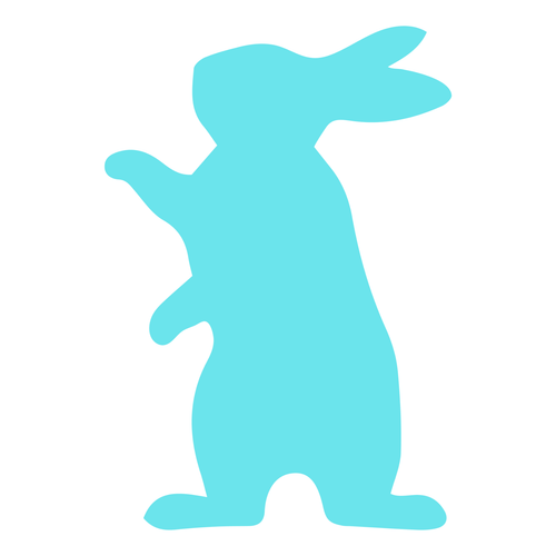 Bunny-rabbit-outline_11 Poster Canvas Movie Film Print A0 A1 A2 A3 A4 A5 A6 Art
