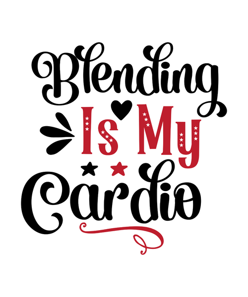 Blending Is My Cardio-01 (6) Poster Canvas Movie Film Print A0 A1 A2 A3 A4 A5 A6