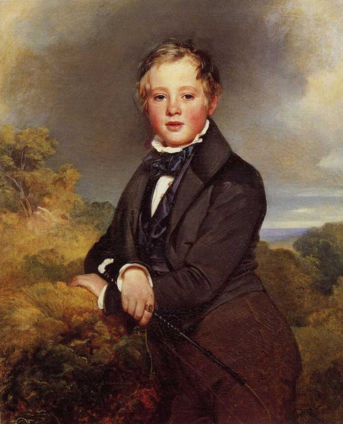 Winterhalter_Franz_Xavier_Ludwig_Graf_Von_Langenstein_1834 Poster Canvas Movie F