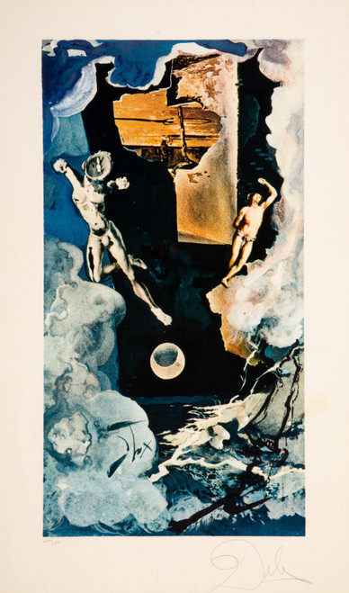 Salvador Dalí (1904-1989). The tower, from Lyle Stuart Tarot Prints, 1978 Poster