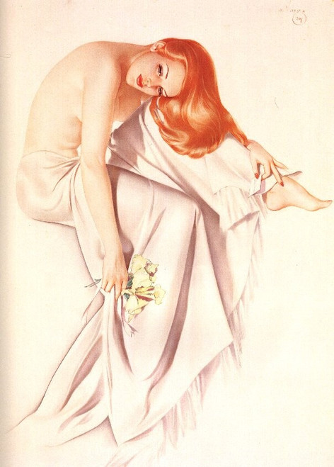 Alberto_Vargas_Pin-Up_Art_302 Art Gallery Poster Canvas Print Wall Decoration A0