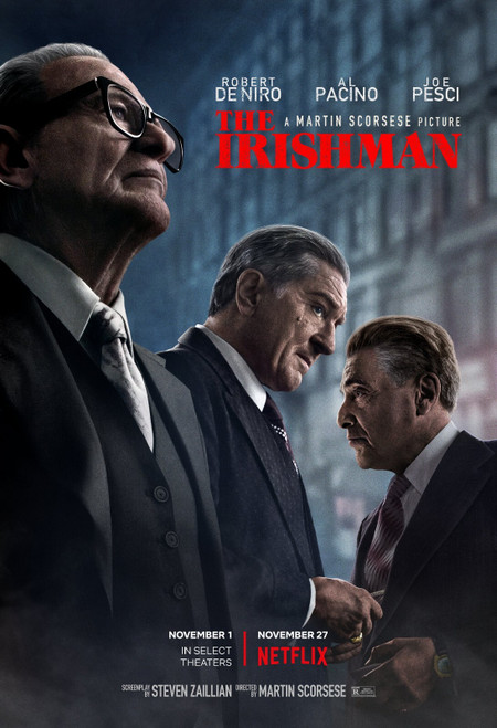 The Irishman (2019)_0 Poster Canvas Movie Film Print A0 A1 A2 A3 A4 A5 A6 Art Wa