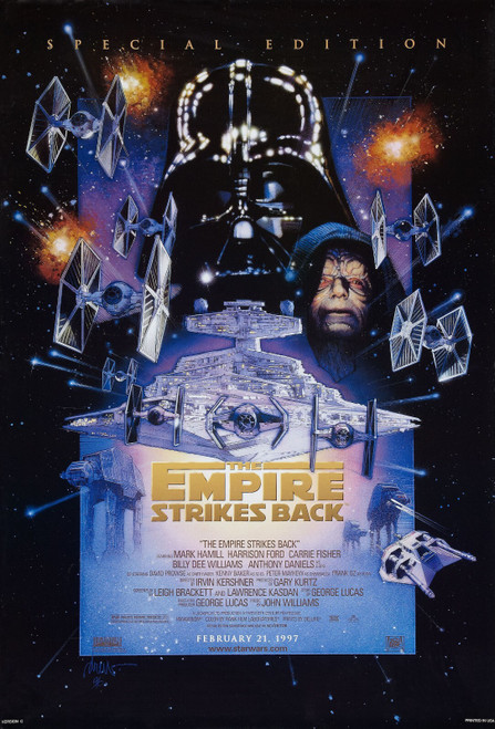 star wars empire strikes back Poster Canvas Movie Film Print A0 A1 A2 A3 A4 A5 A