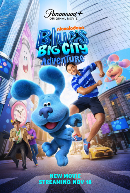 Blue_s Big City Adventure (2022)_1 Movie Film Poster Canvas iconic design