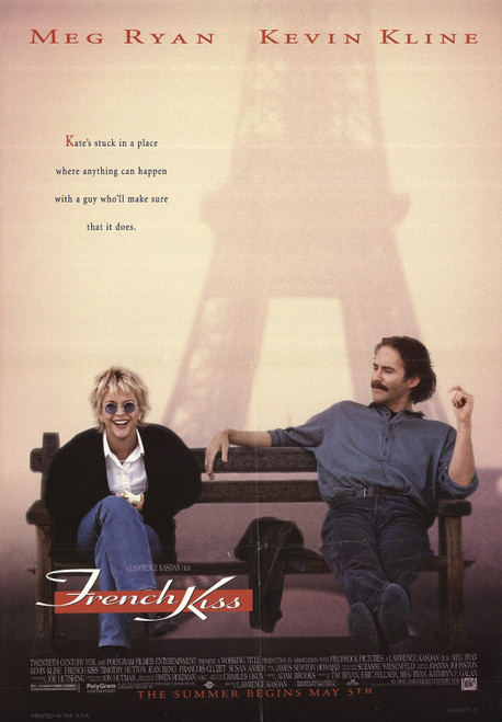 French Kiss (1995)_0 Movie Film Poster Canvas iconic design French Kiss (1995)_0 Movie Film Poster Canvas iconic design