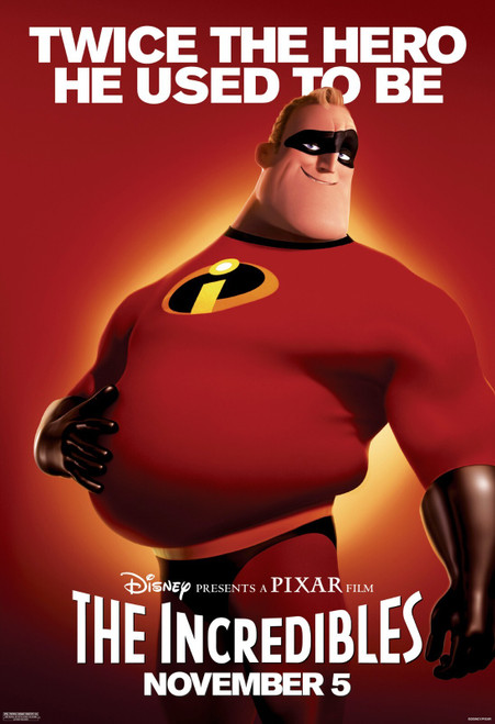 The Incredibles (2004)_6 Poster Canvas Movie Film Print A0 A1 A2 A3 A4 A5 A6 Art