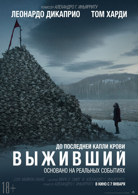 The Revenant (2015)_5 Poster Canvas Movie Film Print A0 A1 A2 A3 A4 A5 A6 Art Wa