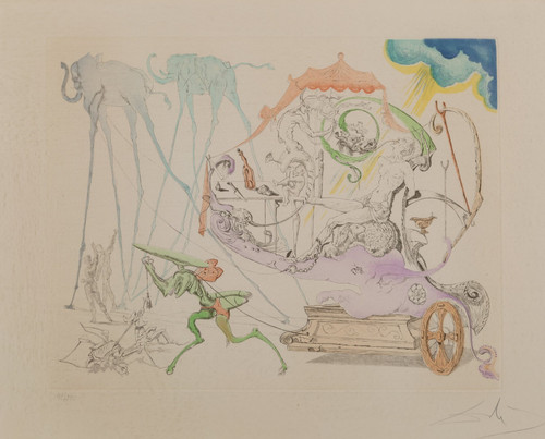 Salvador Dali (1904-1989). Dionysos, 1967 Poster Canvas Movie Film Print A0 A1 A