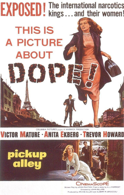 Pickup Alley (1957)_0 Poster Canvas Movie Film Print A0 A1 A2 A3 A4 A5 A6 Art Wa