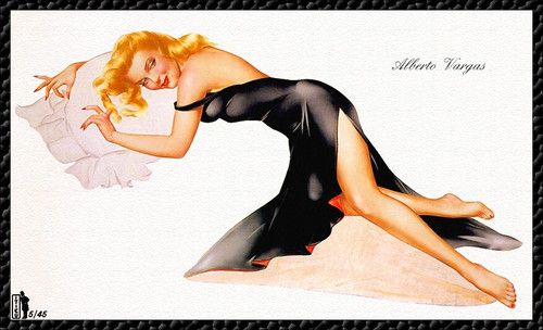 Alberto_Vargas_Pin-Up_Art_127 Art Gallery Poster Canvas Print Wall Decoration A0