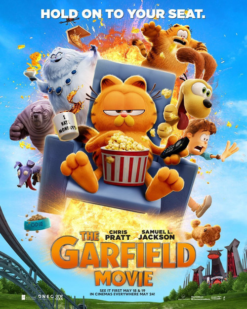 The Garfield Movie (2024)_23 Poster Canvas Movie Film Print A0 A1 A2 A3 A4 A5 A6