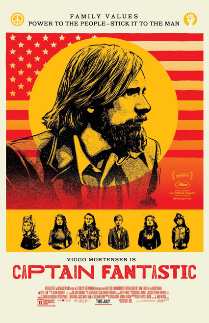 Captain Fantastic (2016)_3 Movie Film Poster Canvas iconic design