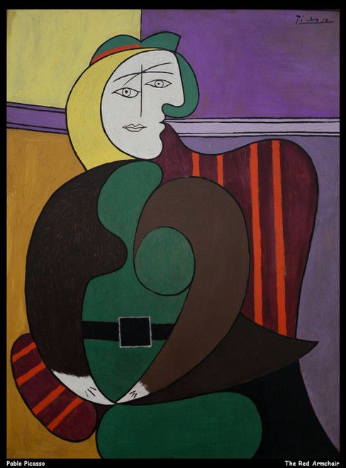 pablo-picasso---the-red-armchair--jpb_18212207022_o(1) Poster Canvas Movie Film