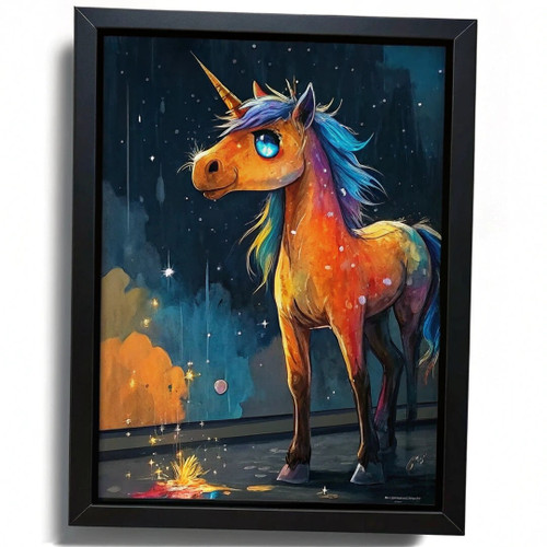 Baby Unicorn Art Print Nursery Wall Art Animal Pictures Baby Unicorn Print (1)