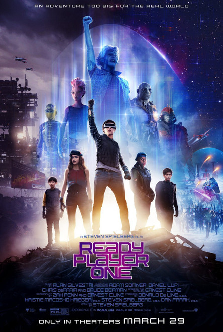 Ready Player One (2018)_31 Poster Canvas Movie Film Print A0 A1 A2 A3 A4 A5 A6 A