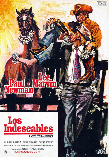 Pocket Money (1972)_2 Poster Canvas Movie Film Print A0 A1 A2 A3 A4 A5 A6 Art Wa