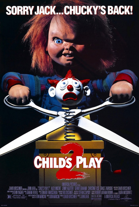 childs play 2 Poster Canvas Movie Film Print A0 A1 A2 A3 A4 A5 A6 Art Wall Decor