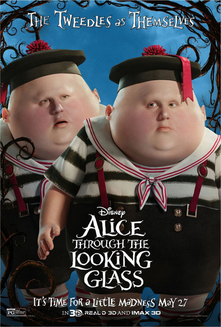 Alice Through the Looking Glass (2016)_22 Movie Film Poster Canvas iconic design