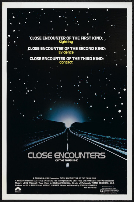 close encounters Poster Canvas Movie Film Print A0 A1 A2 A3 A4 A5 A6 Art Wall De