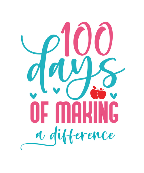 100 Days of Making a Difference-01 (2) Poster Canvas Movie Film Print A0 A1 A2 A
