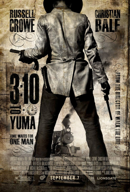 3_10 to Yuma (2007)_1 Movie Film Poster Canvas iconic design