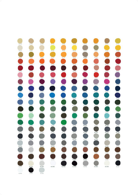 Classic Ral Chart colours jpg (1) Poster Canvas Movie Film Print A0 A1 A2 A3 A4