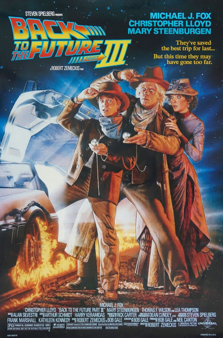 back to the future 3 Poster Canvas Movie Film Print A0 A1 A2 A3 A4 A5 A6 Art Wal