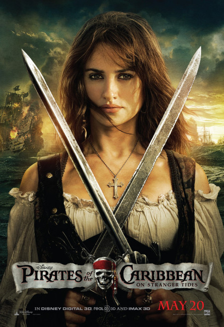 PiratesoftheCaribbeanOnStrangerTides2 Poster Canvas Movie Film Print A0 A1 A2 A3