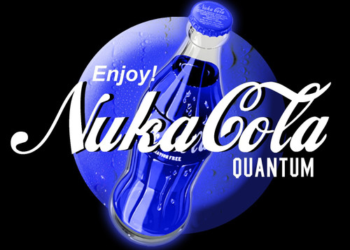 Nuke Cola Blue Fallout 2 Poster Canvas Movie Film Print A0 A1 A2 A3 A4 A5 A6 Art