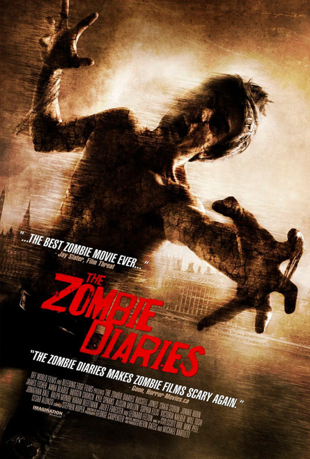The Zombie Diaries (2007)_0 Poster Canvas Movie Film Print A0 A1 A2 A3 A4 A5 A6