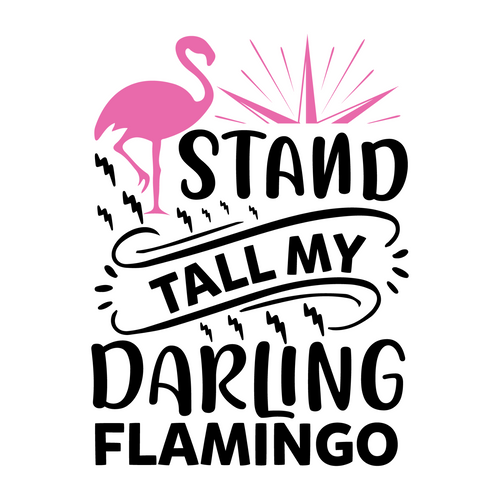 Stand Tall My Darling, Flamingo-01 (10) Poster Personalized Canvas Movie Film Pr