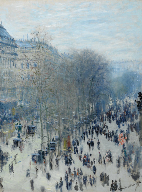 Claude Monet - Boulevard des Capucines Poster Canvas Movie Film Print A0 A1 A2 A