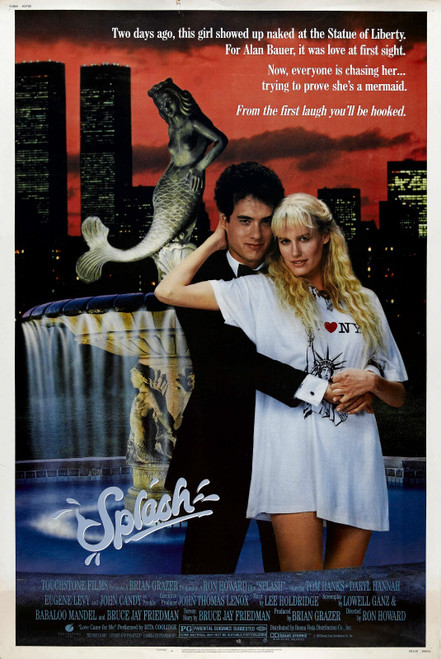 Splash (1984)_1 Poster Canvas Movie Film Print A0 A1 A2 A3 A4 A5 A6 Art Wall Dec