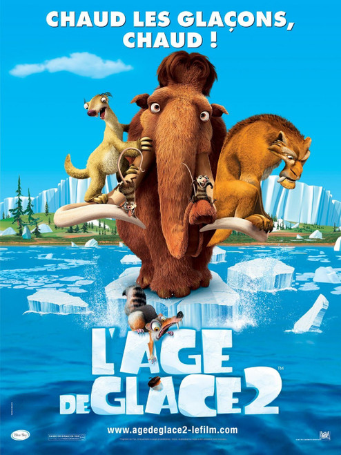 Ice Age 2_ The Meltdown (2006)_7 Poster Canvas Movie Film Print A0 A1 A2 A3 A4 A
